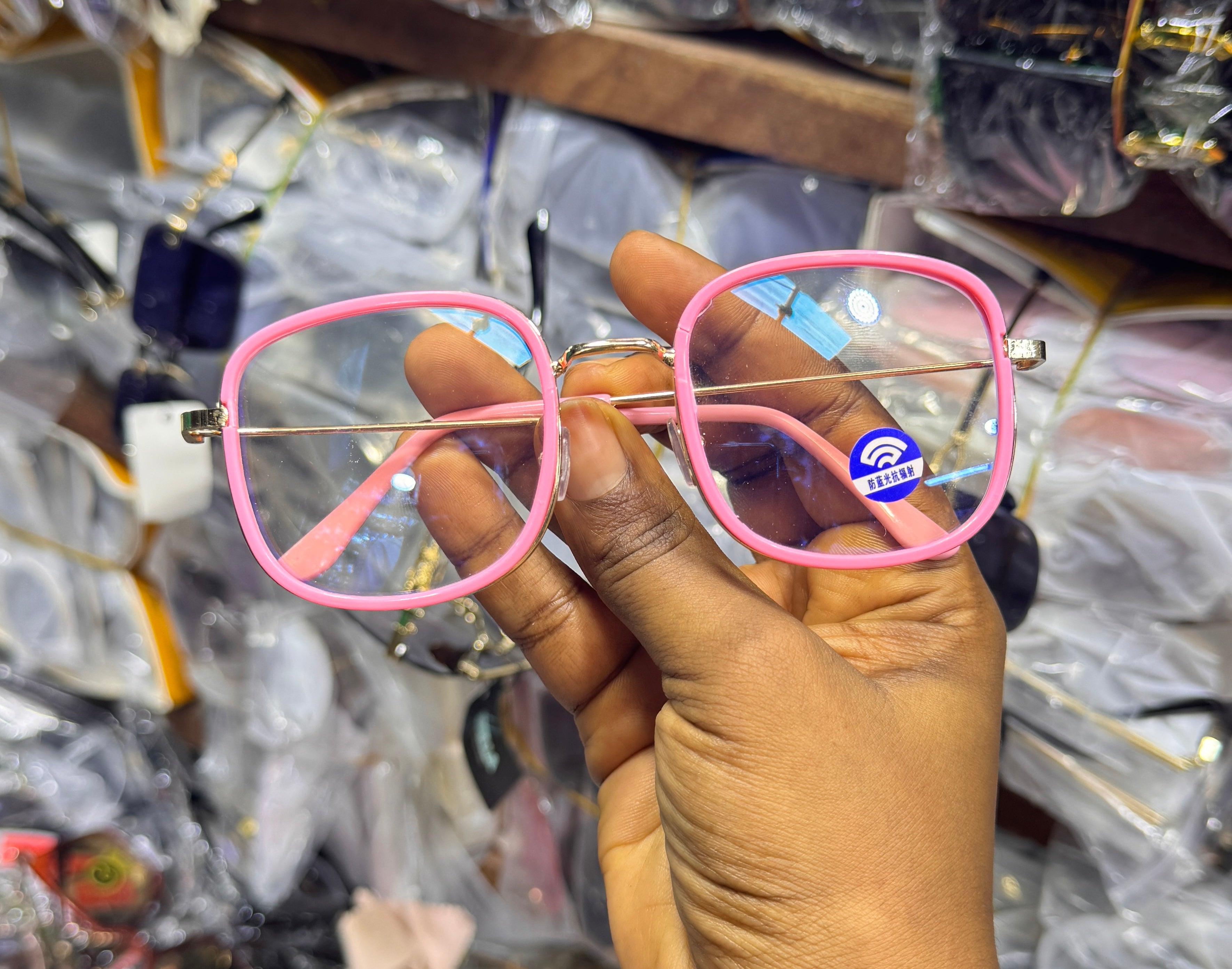 Oversized Square Frame Glasses