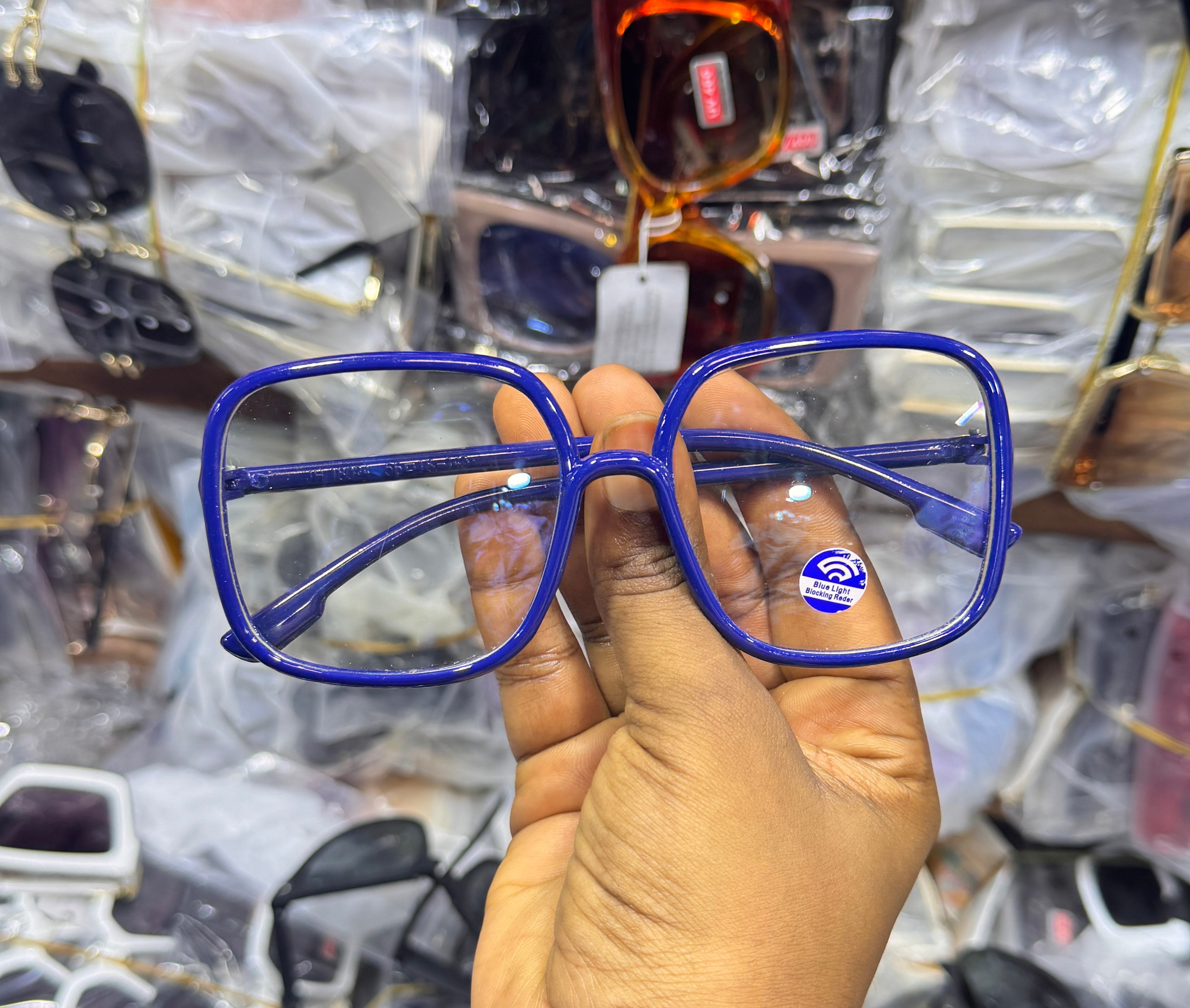 Oversized Square Frame Glasses