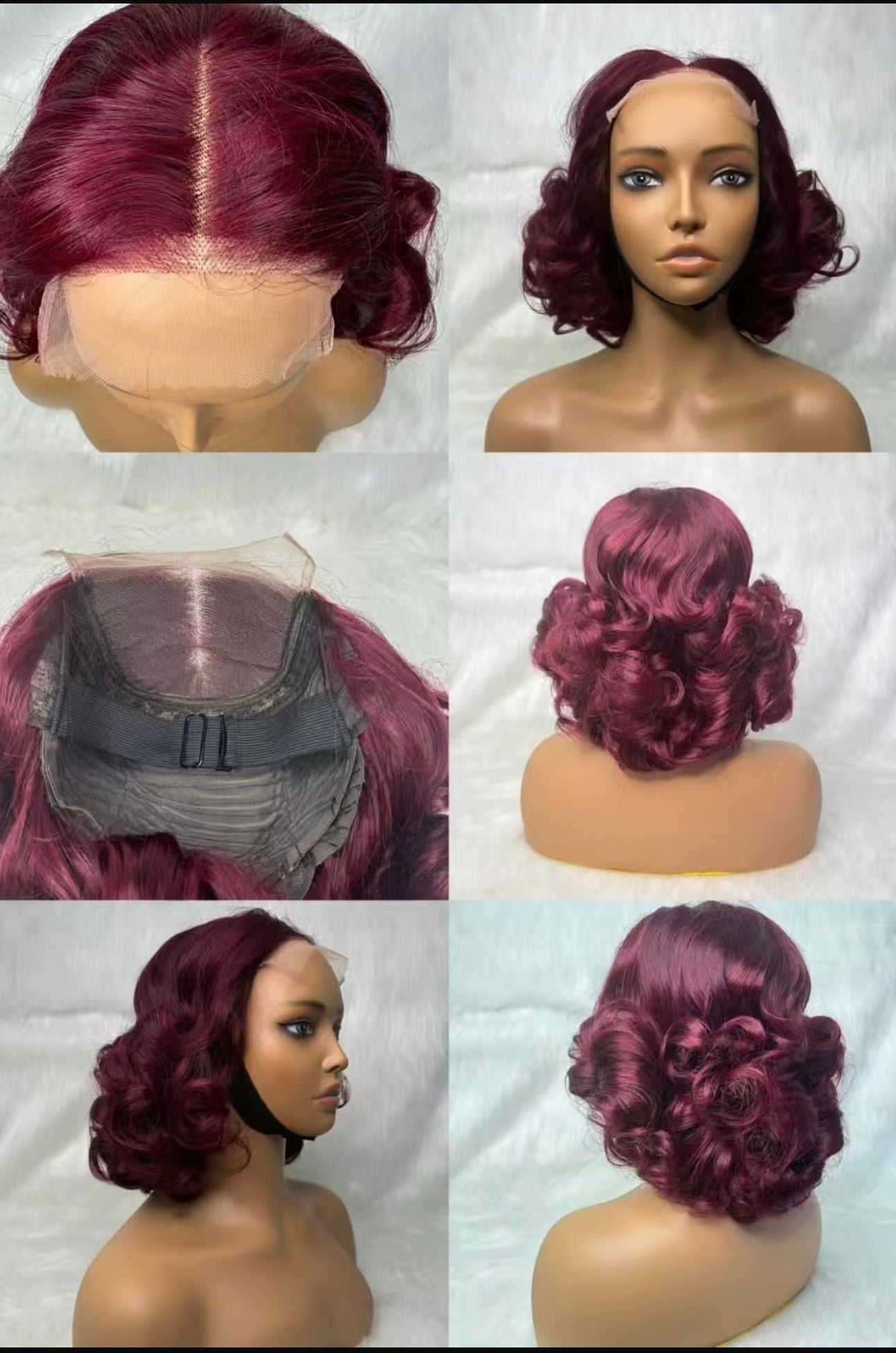 14-Inch Loose Bouncy Curl 5x5 Lace Closure Glueless Wig