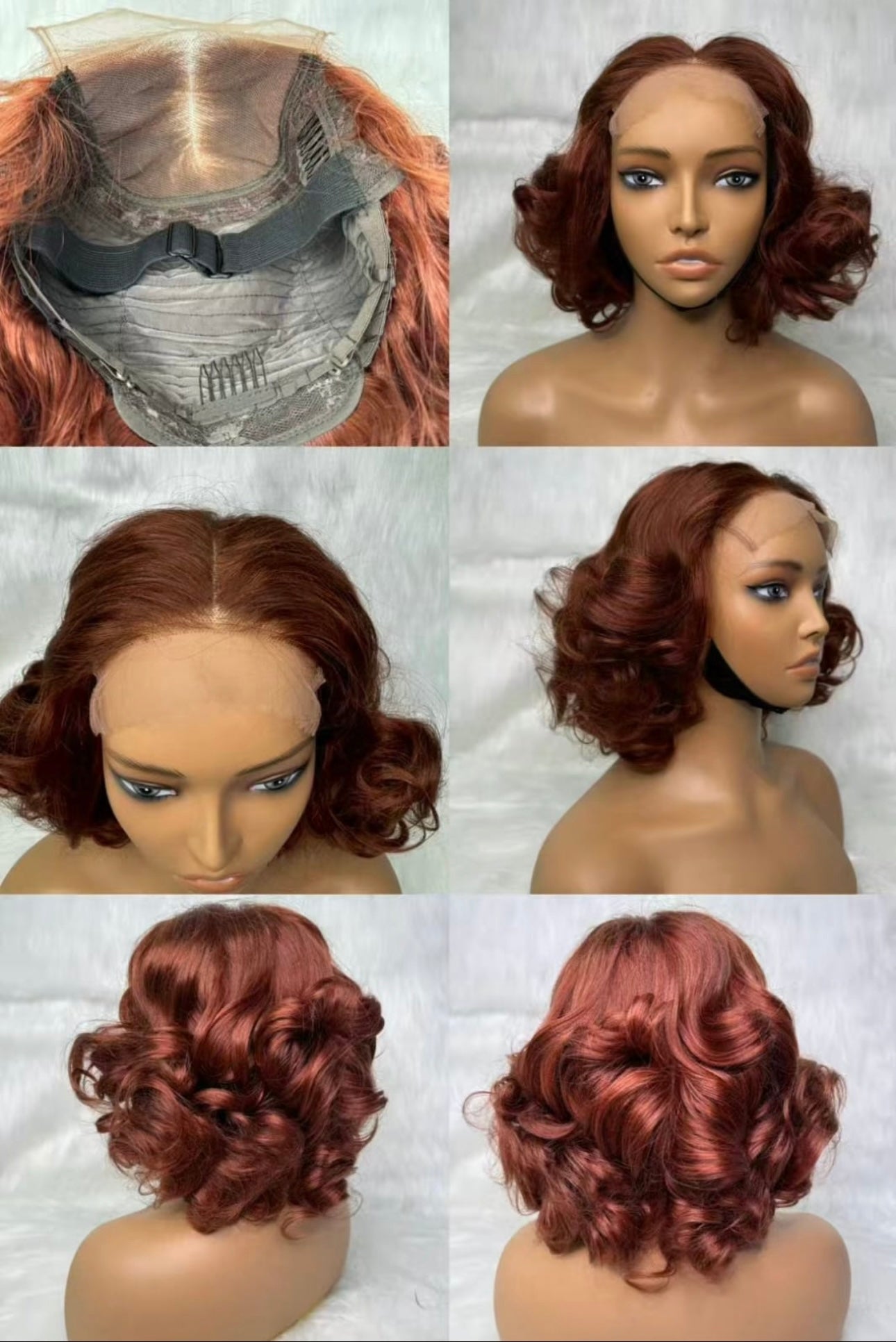 14-Inch Loose Bouncy Curl 5x5 Lace Closure Glueless Wig