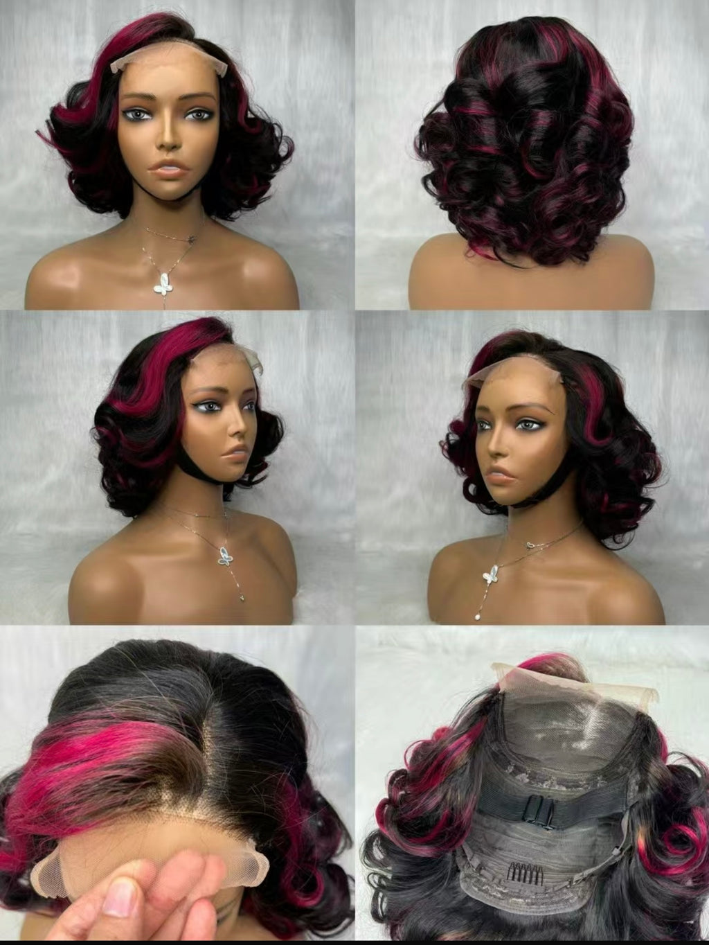 14-Inch Loose Bouncy Curl 5x5 Lace Closure Glueless Wig