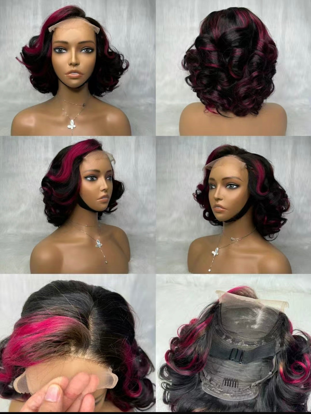 14-Inch Loose Bouncy Curl 5x5 Lace Closure Glueless Wig