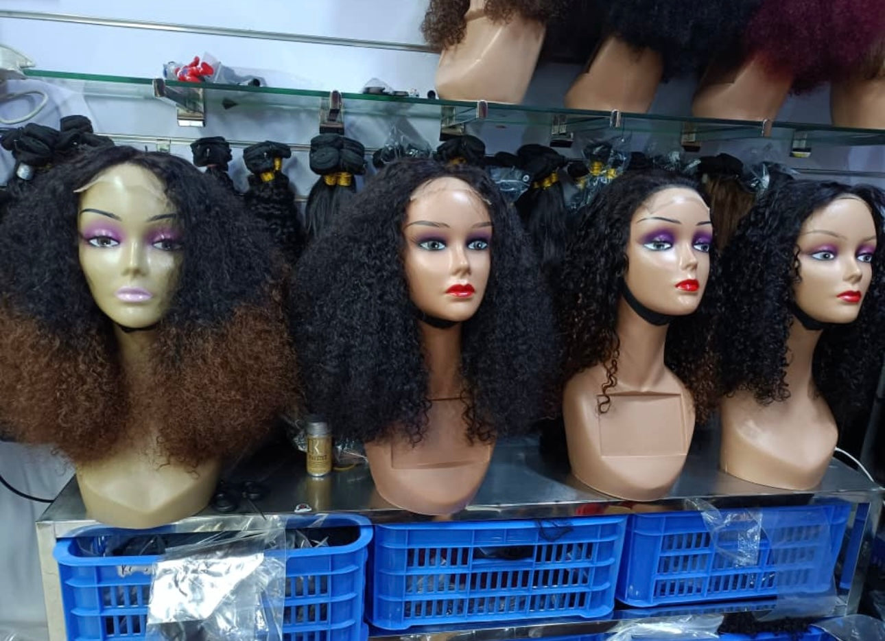 18-Inch Pixie Curl 5x5 Lace Closure Wig – Voluminous Curls