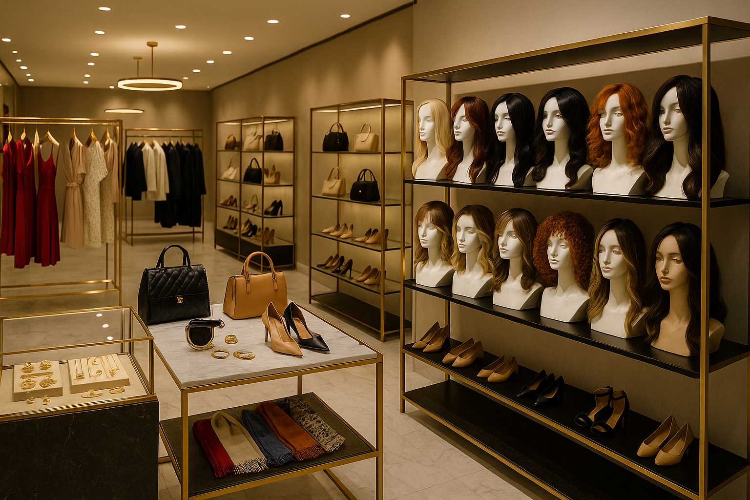 fashion hub with everything included plus wigs 